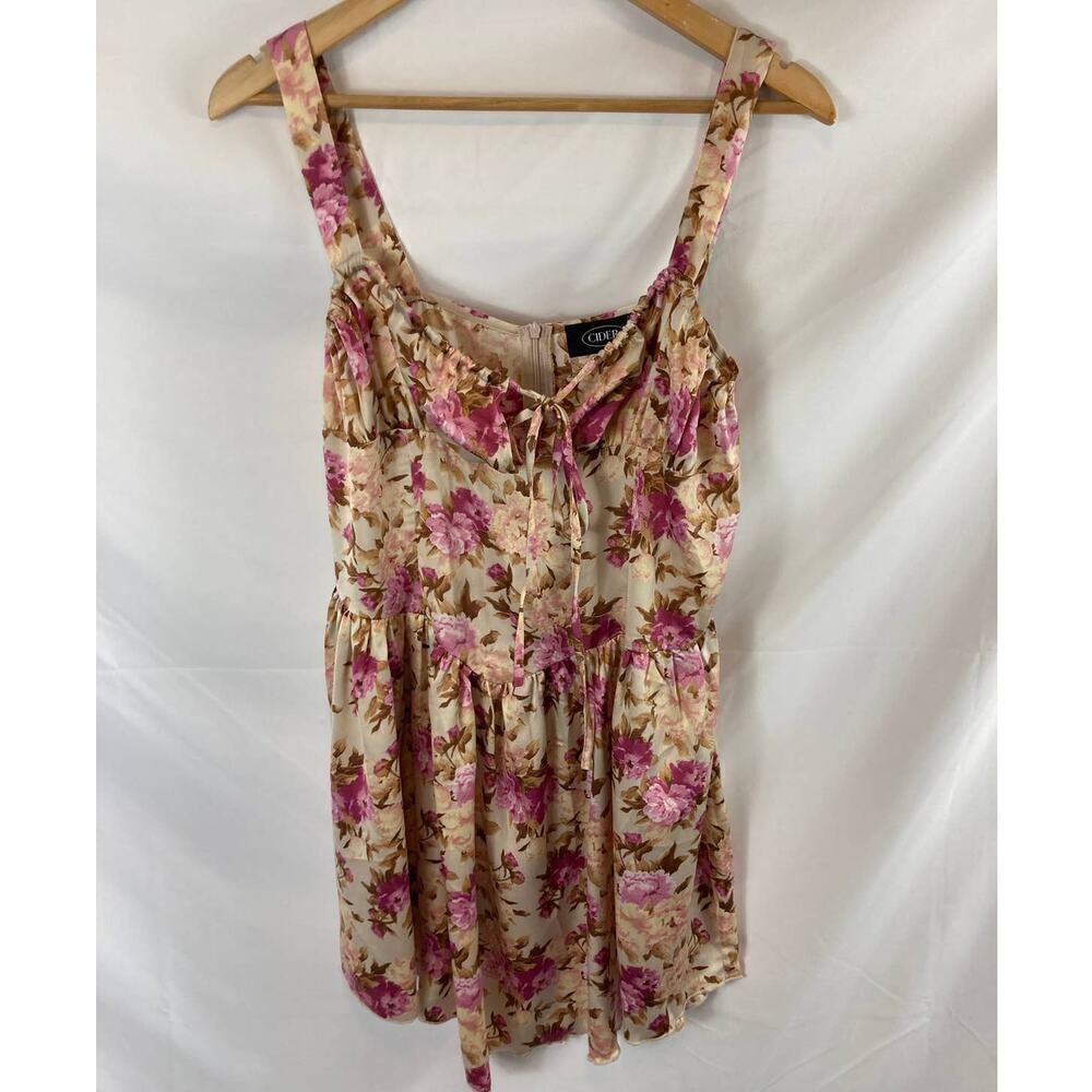 Cider Floral Print Dress Size Large
